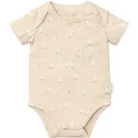 Little Dutch Little Goose Korte Mouw Romper - Maat 68 - Beige