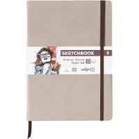 Clairefontaine DFY - Schetsboek - A4 - 140 g - Taupe - 80 vellen