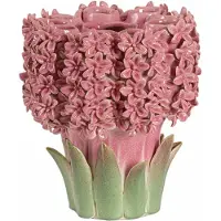 Light & Living Vaas Flower - Roze - 30x29x32.5cm - Keramiek - Modern - Bloemenvaas - Woondecoratie - Decoratieve vaas voor woonkamer of slaapkamer