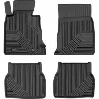 Frogum No.77 Automat / Vloermat - 3D Pasvorm - Geschikt voor BMW 5 Serie (E39) 1995-2004 - TPE Rubber - 4-delig - Hoge Rand 4cm - Zwart