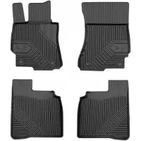 Frogum No.77 Automat / Vloermat - 3D Pasvorm - Geschikt voor Mercedes S-Klasse W221 2005-2013 (Versie LONG) - TPE Rubber - 4-delig - Hoge Rand 4cm - Zwart