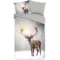 Pure Dekbedovertrek Micropercal Jeppe - grey 140x200/220cm