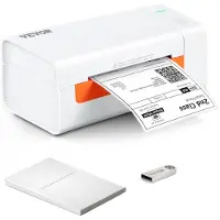Vevor Labelprinter 200x79x83mm Thermische printer 150mm/s labelprinter Verzendlabelprinter Direct thermische labelprinter USB Automatische labelherkenning Windows Mac OS Linux Chromebook