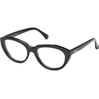 Max mara MM5113 53/17/140 Glazen Shiny zwart Acetaat VROUW MM5113
