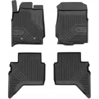 Frogum No.77 Automat / Vloermat - 3D Pasvorm - Geschikt voor Ford Ranger V 2015-2022 - TPE Rubber - 4-delig - Hoge Rand 4cm - Zwart