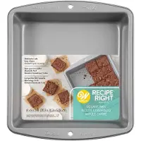 Wilton Recipe Right Bakvorm voor Cakes en Muffins - Vierkant - 20 x 20cm - Non-Stick Coating