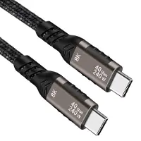 Allteq USB 4 Kabel - USB C - 240 watt - 8K