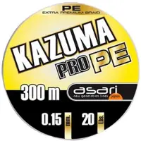 Asari Kazuma Pro Pe Gevlochten Vislijn 300 M Grijs 0.150 mm