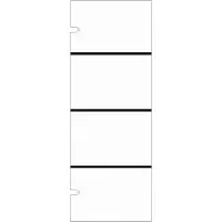 Balmani Senses Design douche draaideur links 90 x 210 cm Lined glas