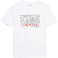 Calvin Klein Jeans Shirt 'PERFORATION' rood / zwart / wit