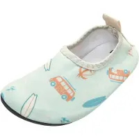Playshoes Strand-/badschoen crème / turquoise / azuur / oranje
