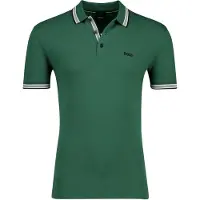 BOSS Green Paddy polo regular fit pique groen