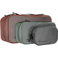 Sea to Summit - Opbergtassen - Hydraulic Packing Cube Set XS/S/M voor Unisex van Nylon - Grijs