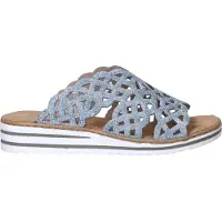 Rieker Slippers Blauw | Maat: 39