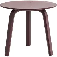 HAY Bella salontafel Donker bordeaux, Ø45x39 cm
