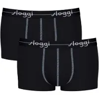 Sloggi Boxershorts zwart / wit