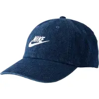 Nike Hoed 'CLUB' blauw denim / wit