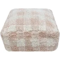 Lorena Canals Vichy Poef - Roze