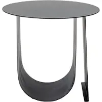 Bloomingville Cher bijzettafel Ø43 cm Zwart