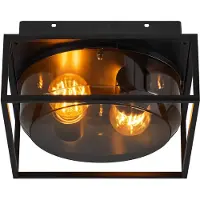 Nordlux Griffin plafondlamp, E27, IP44, rookkleur, artikelnummer 2218126047