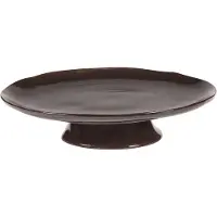 Serax Serveerbord Voet La Mère Tableware By Marie Michielssen Dark Brown 30,5 cm