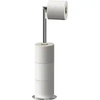Joseph Joseph WC rolhouder Easystore Luxe 2-in-1 toilet roll stand Zilver