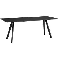 HAY Tafel CPH30 Black Water-Based Lacquered Oak Frame Black L200 x W90 x H74 cm