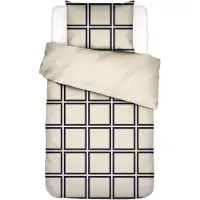 Essenza Dekbedovertrek Luca Vanilla Satijn-140 x 200 / 220 cm | 1-Persoons