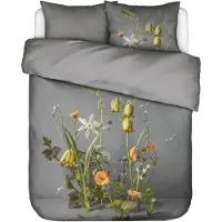 Essenza Dekbedovertrek Ficaria Grey Satijn-260 x 200 / 220 cm | Extra Breed