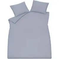 Vandyck Dekbedovertrek Washed Cotton Lavender Blue Katoen-200 x 200 / 220 cm | 2-Persoons