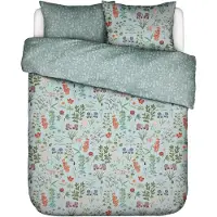 Essenza Dekbedovertrek Marigold Pastell Blue Satijn-240 x 200 / 220 cm | Lits-Jumeaux