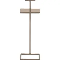 Woood Toste bijzettafel - Metaal - Donker Zand - 64x22x22