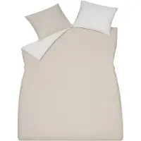 Vandyck Dekbedovertrek Pure 89 Stone Katoen-240 x 200 / 220 cm | Lits-Jumeaux