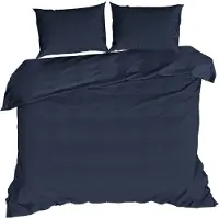 Fonq Fresh Dekbedovertrek Indigo Blue-240 x 220 cm