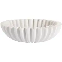 PT Living Decoratieve Schaal Wave Medium White