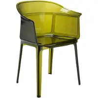 Kartell Papyrus Stoel - Set van 2 Olive Green