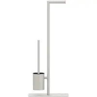 Sealskin Brix Toiletbutler - 2-in-1 - Toiletrolhouder - Wc rolhouder - Toiletborstel - Beige - Taupe - Greige