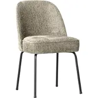 Woood Vogue Eetkamerstoel - Structure Velvet - Wheatfield - 82,5x50x57