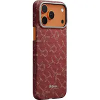 Pitaka Ultra Slim MagSafe iPhone 17 Pro Hoesje Goud Rood
