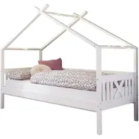 Die Möbelfundgrube Bedhuisje Leona 90x200 - wit