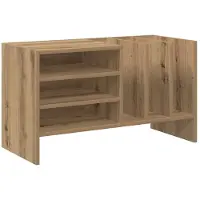 vidaXL Platenkast Artisan Eiken 78,5 x 35 x 45 cm Bewerkt hout