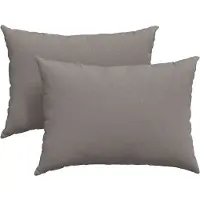 vidaXL Zitkussens 2 pcs Stof Taupe 70 x 50 cm
