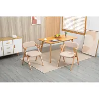 STILVORA Klapstoel Met Armleuningen Set Van 2 - Opvouwbaar En Stapelbaar - Comfortabele Zitting - Voor Eetkamer En Feest - Massief Hout - Khaki