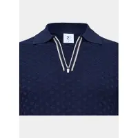 R2 Amsterdam Polo korte mouw zipper polo short sleeve cott 132.polo.018/010