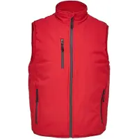 Sols Unisex Volwassen Falcon Gewatteerde Bodywarmer (Paprika Rood)
