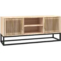 vidaXL Tv-meubel 105x30x45 cm bewerkt hout en ijzer
