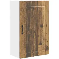 vidaXL Wandkast PORTO Oudhout 50 x 31 x 80 cm Bewerkt hout