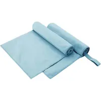 vidaXL Sporthanddoeken 2 st Blauw 100 x 50 cm