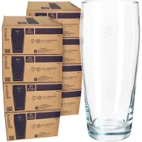 MamboCat 96-delige set bierglazen WILLIBECHER 0,5L geijkt van glas – 42207