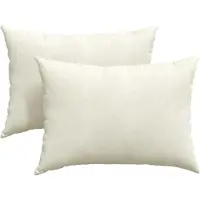 vidaXL Zitkussens 2 pcs Crème 70 x 50 cm Corduroy stof